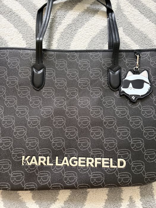 Duża Torebka Damska Karl Lagerfeld na Ramię