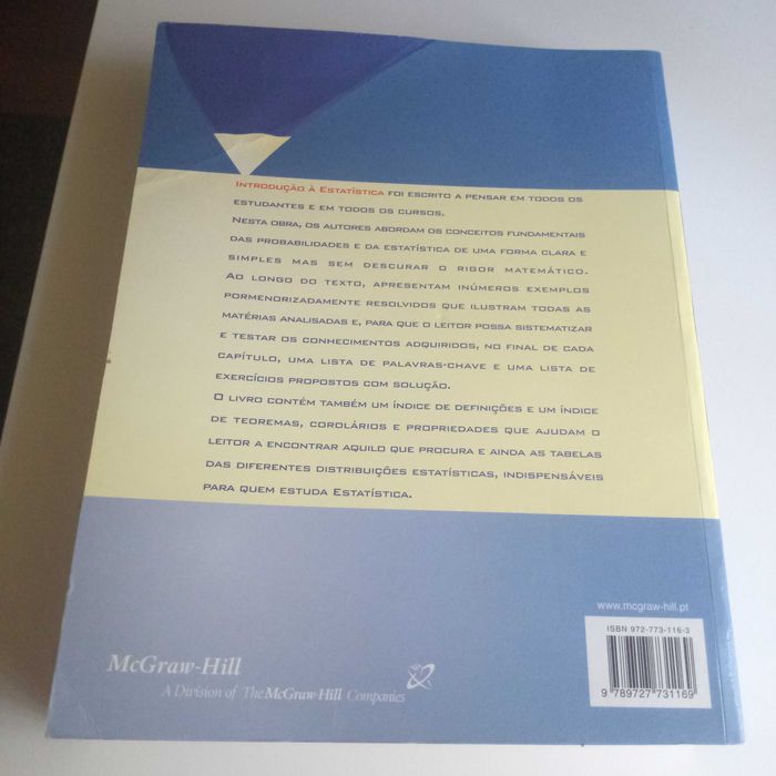 INTRODUÇÃO À ESTATÍSTICA - Edições McGrawHill