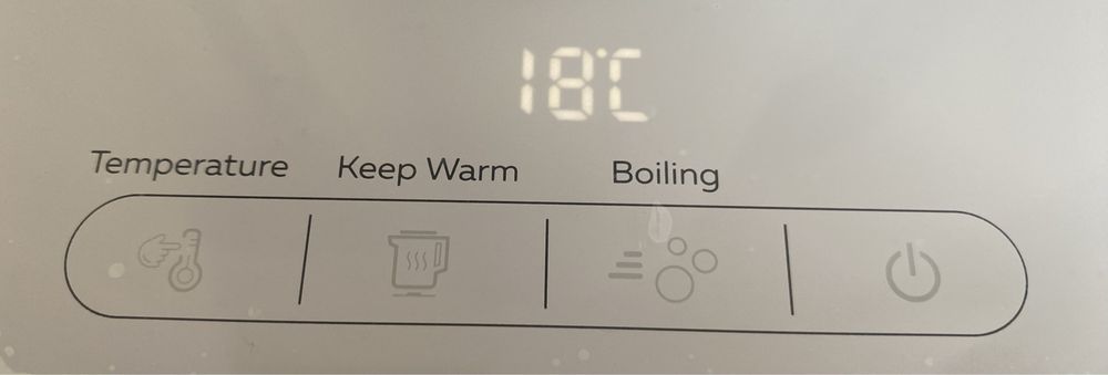 Електрочайник з регулюванням температури