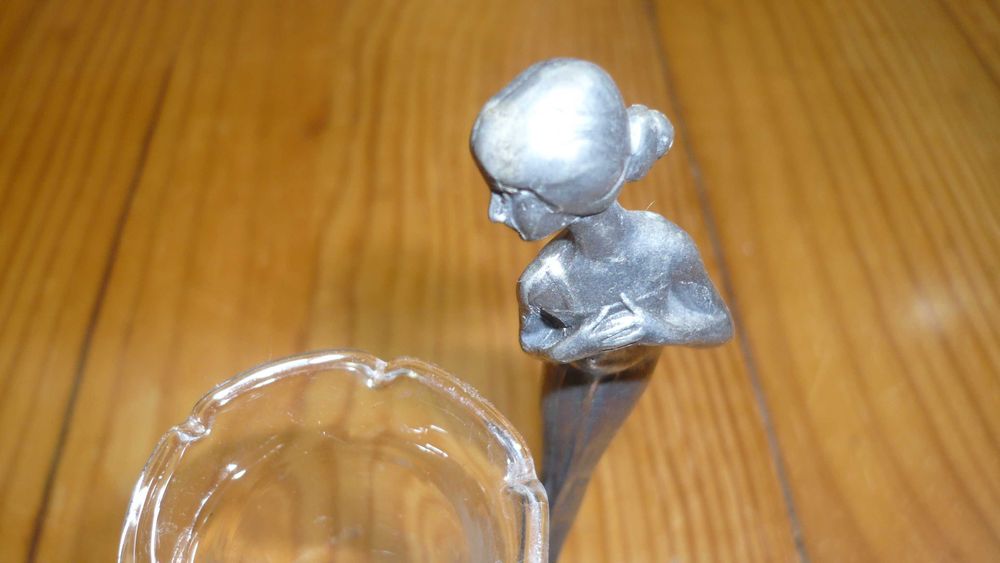 Solitário ou Paliteiro Arte Nova - Antigo