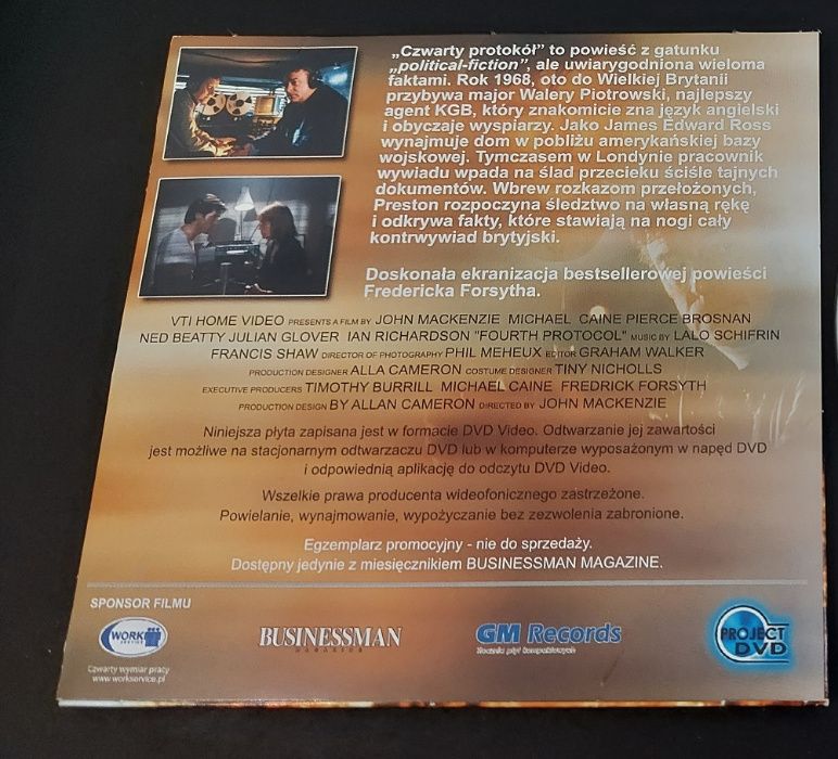 Czwarty protokół film/płyta DVD