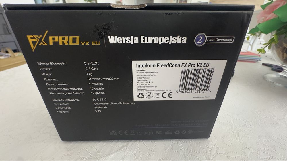 Interkom freedconn FX Pro V2 EU Mesh BT 5.1