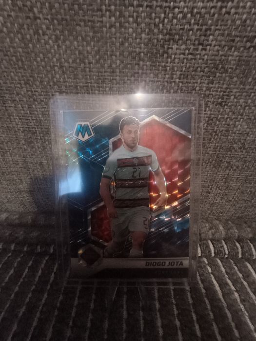2021-22 Panini Mosaic Road to the FIFA Cup Mosaic case hit diogo jota
