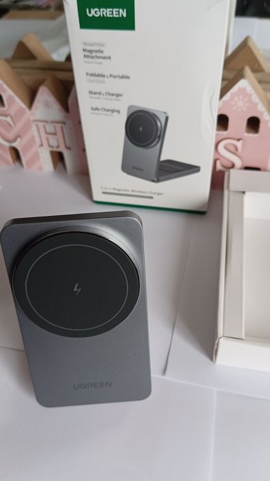 UGREEN W528 Qi 20 Вт,2 in 1.iPhone 12–15