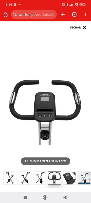 Bicicleta estática nova