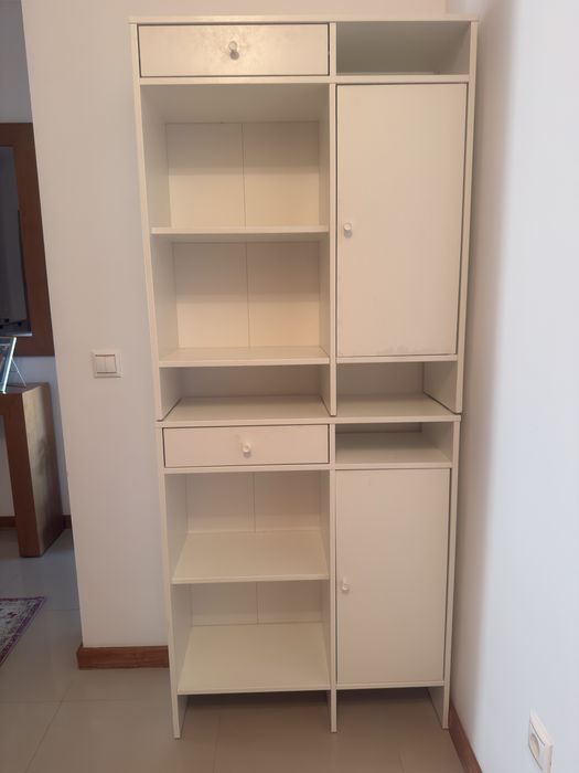 Movel Ikea com armario e gavetas