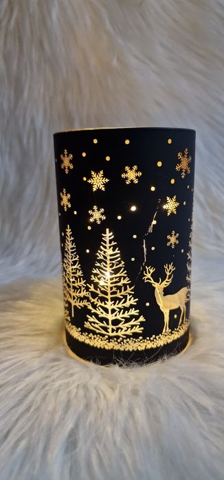 lampion świąteczny Led CHRISTMAS TREE DEER 14 cm
Lampion szklany na ba