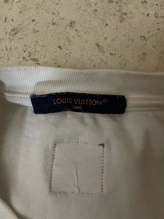 T-shirt branca Louis Vuitton