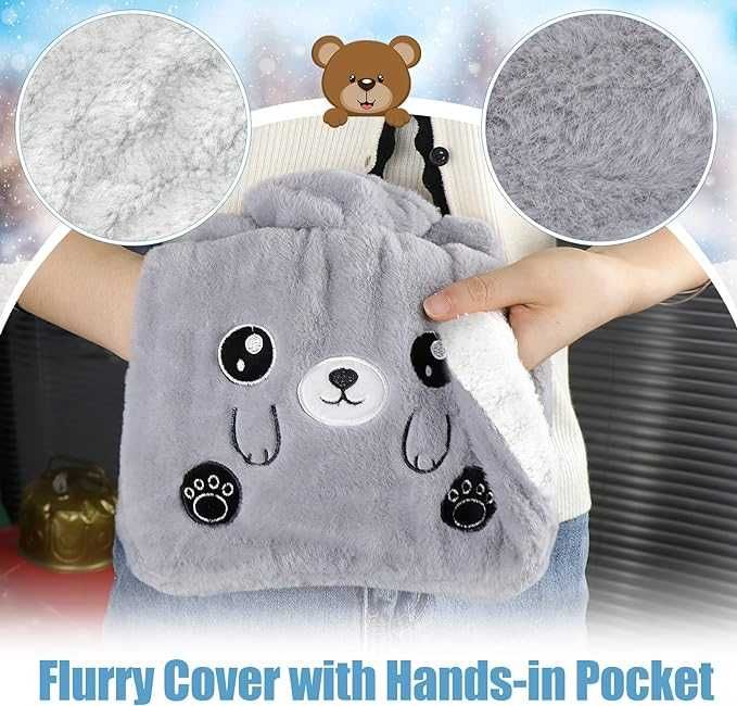 TORMOFOR duży pluszowy kotek gumowy na wodę 1,25 l S119