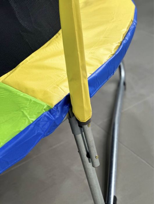 НАЙБЕЗПЕЧНІШІ! Батут з внутрішньою сіткою Atleto! 152 252 312 374 404