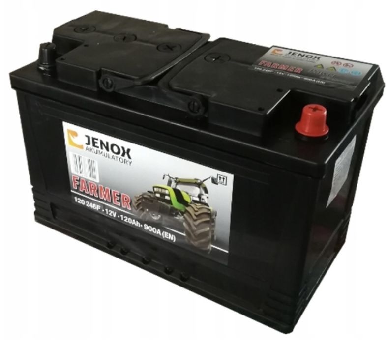Akumulator Jenox 12V 120Ah 900A (Rolniczy, C330, C360 itp.)