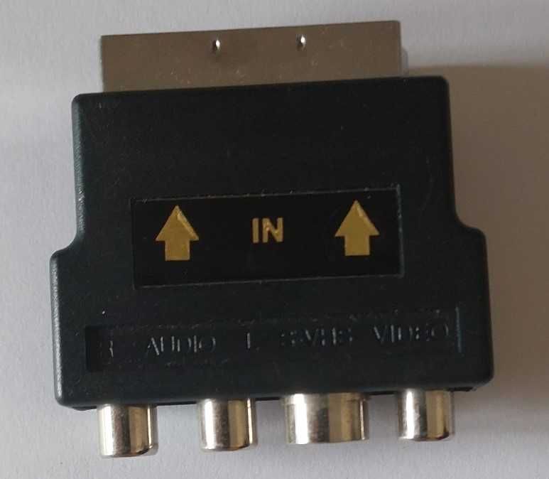 Adaptador SCART - R Audio - L S VHS - Video