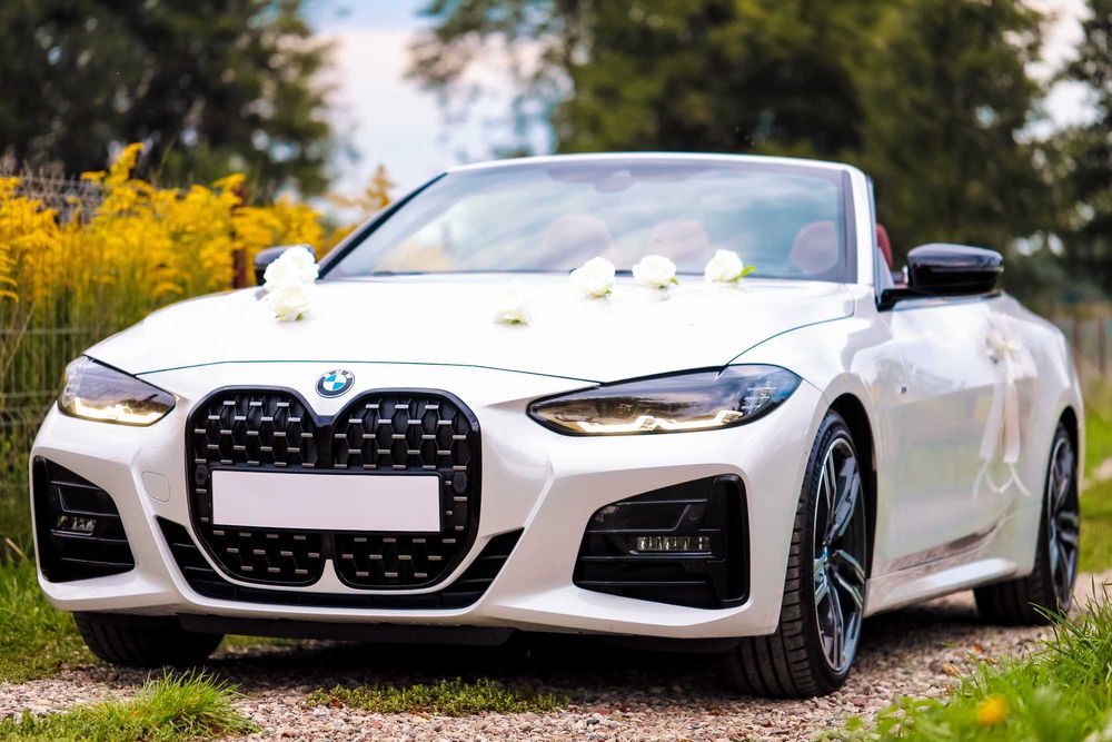 Auto Cabrio BMW seria 4 M-sport Wynajem do Ślubu/Wesela/Teledyski
