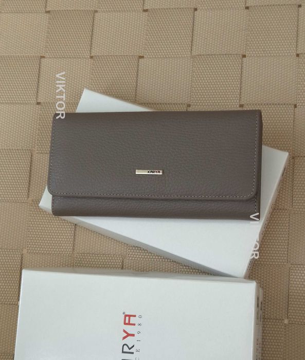 Кожаный женский кошелек KARYA 1146. Турция. Шкіряний гаманець