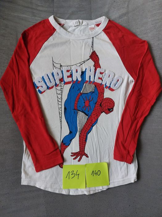 Bluzka Spiderman chłopięca 134