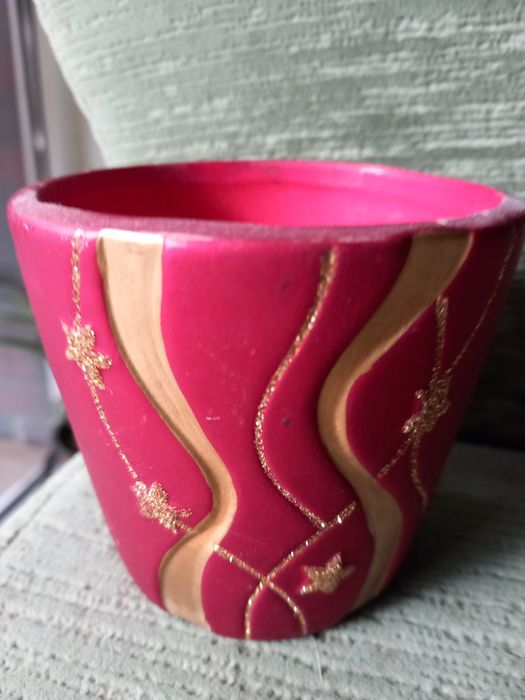 Świecznik z mosiądzu.