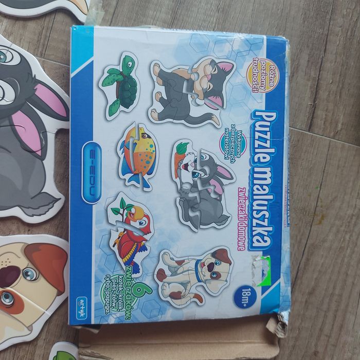 Puzzle zestaw 3 opakowania   dla maluchów