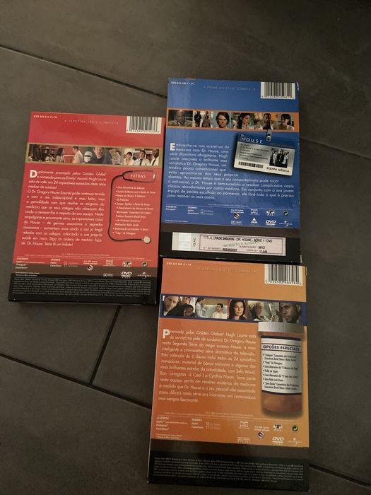 Collecao Dr House temporadas 1,2 e 3