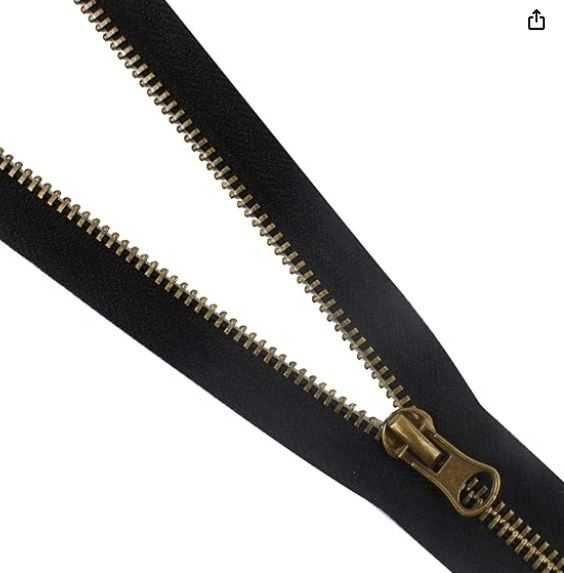 Lote 50,000 Fechos de Metal 6mm com Divisivel (50cm a 75 cm)