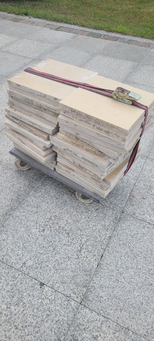 Płytki kamień naturalny Solnhofer stare 2,5 zm 30x30