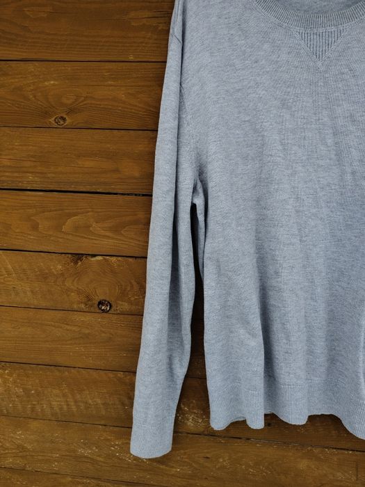 Sweter siwy męski
