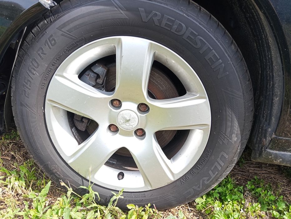 Koła alufelgi r16 4x108 Peugeot 3008 z  nowymi oponami lato
