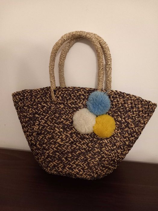 Torebka plażowa plecionka
