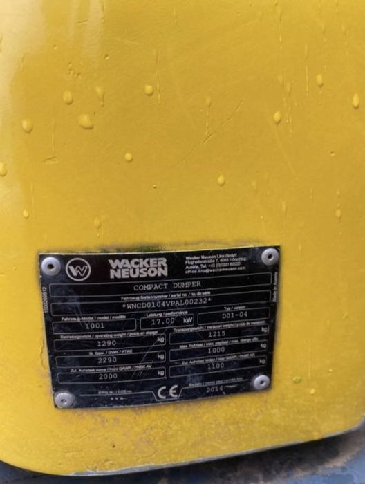 Wacker Neuson 1001