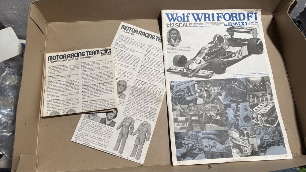 Kit modelismo Wolf WR1 Ford F1 de 1978