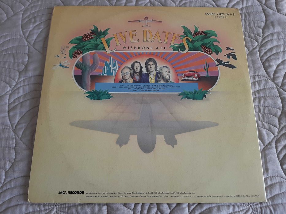 Wishbone Ash - Live Dates - Germany - 2 x Vinil LP