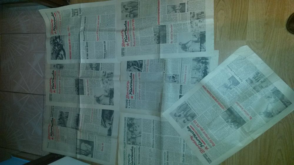 Stare gazety czeskie Sprawy Karwinska