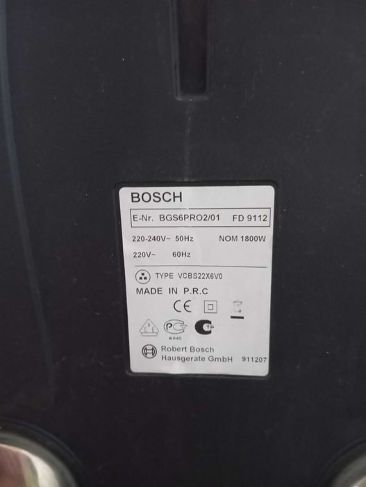 Aspirador de pó Bosh