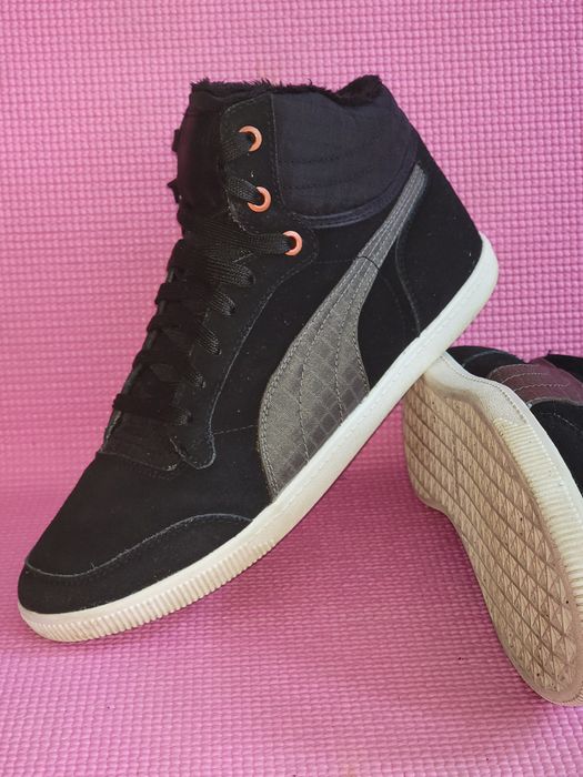 Устілка 25,5 см. Puma зимові замшеві кросівки на флісі. Розмір 39,5