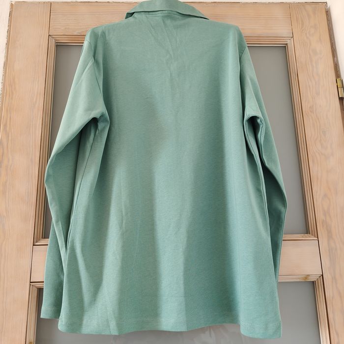 Bluza polo z kołnierzykiem i długim rękawem