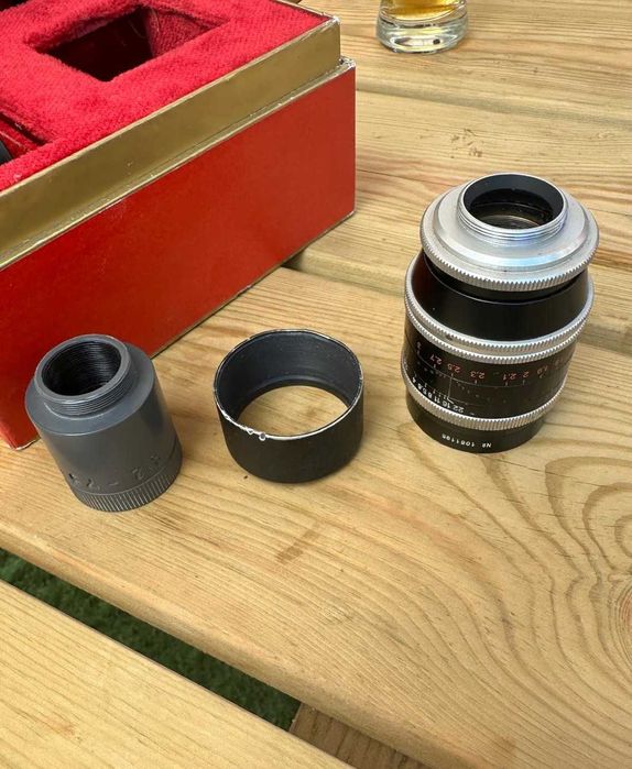 Lente de montagem Kern Macro Switar 75mm f/1.9 C
