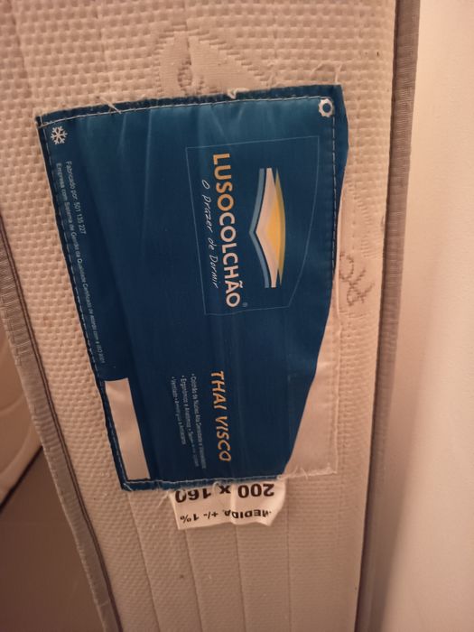 Cama em ferro + colchão (160x200)