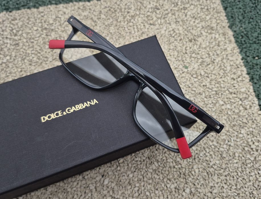 Męskie czarne błyszczące oprawki DG5091 od Dolce & Gabbana!
