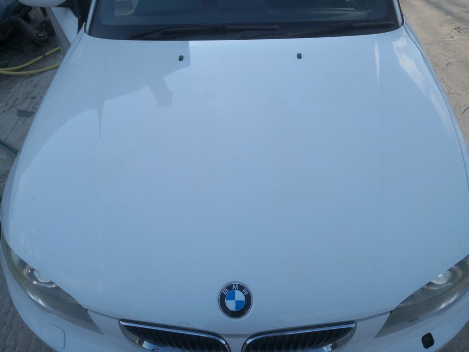Maska pokrywa silnika Bmw e87 e81 e82 e88 alpinweiss A300 w kolor