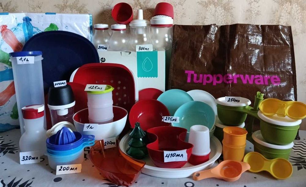 Контейнеры для хранения, для СВЧ, шейкеры, ланч-боксы Tupperware
