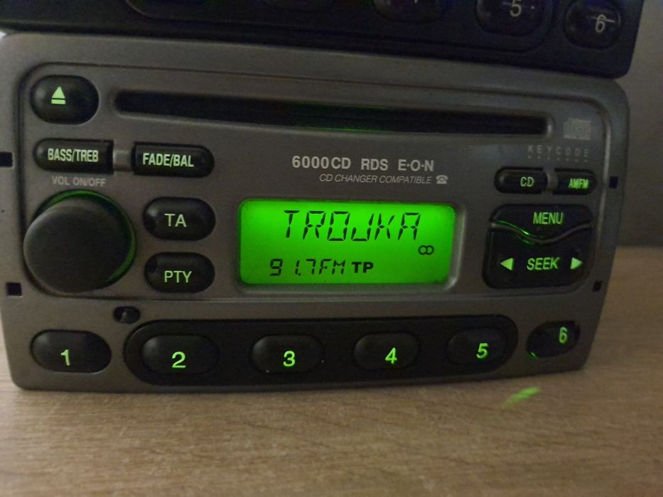 Radio samochodowe Ford 6000 CD + kod / Mondeo Focus Fiesta transit