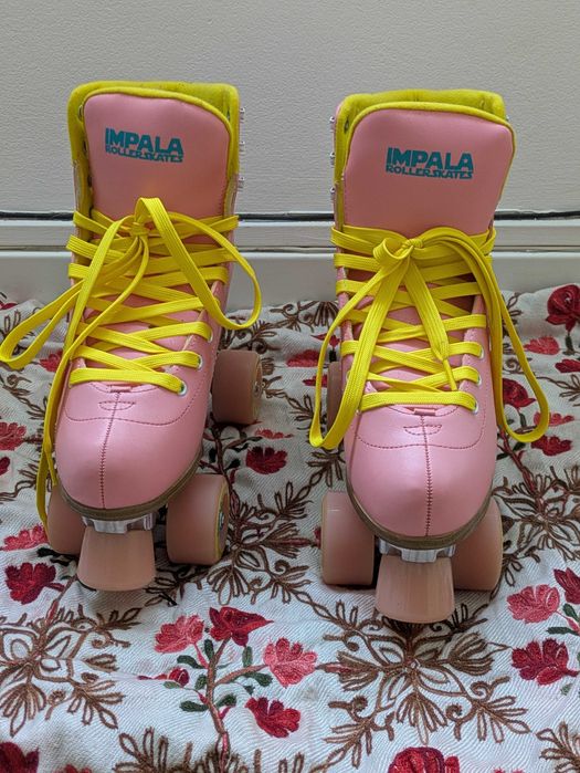 Patins em linha - Rosa - UK 7/US 9 | Roller Skates - Pink - UK 7/US 9
