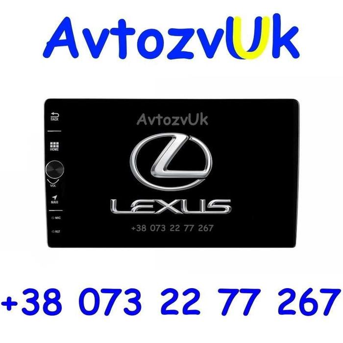 Магнитола LEXUS LS 430 Лексус ЛС GPS DVD USB 2 дин CarPlay Android 15