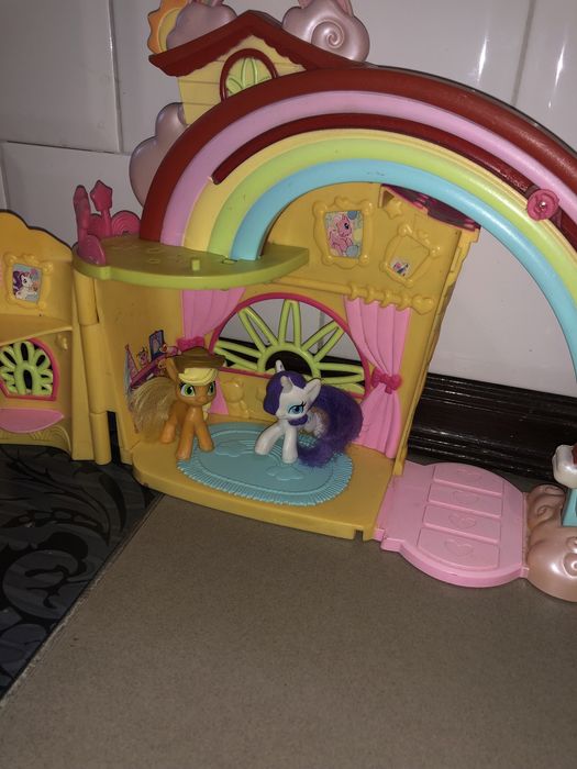 Май литл пони Макдональдс с домиком глазастик