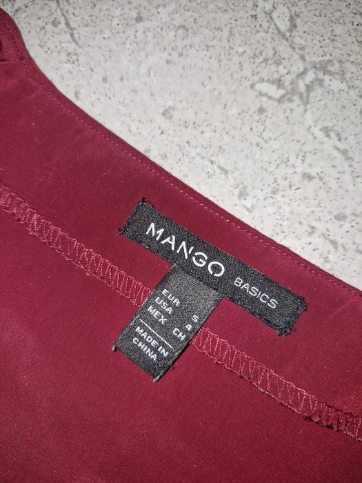 Elegancka sukienka Mango Basics 3/4 rękaw S