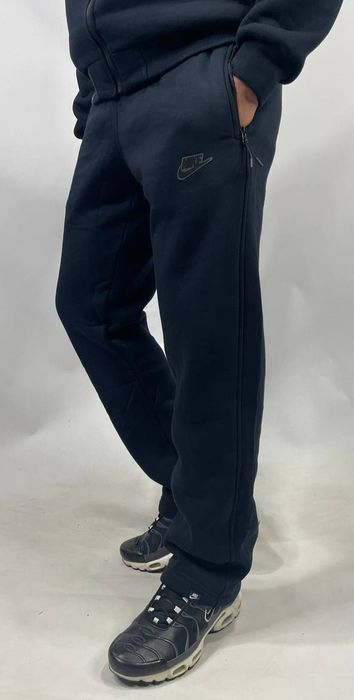 Мужские спортивные штаны Nike зимние теплые на флисе