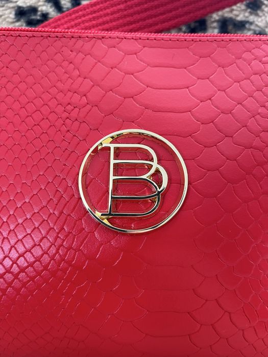 Czerwona torebka Batycki skóra naturalna