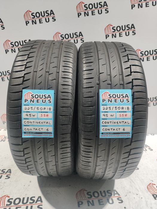2 pneus semi novos 225-50R18 Continental SSR - Oferta dos Portes