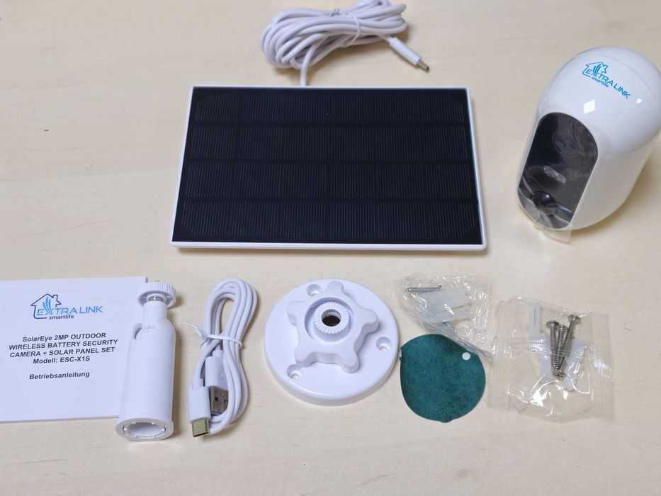 Камера Extralink SolarEye 5200mAh безпровідна 2Mp FullHD 180days+solar