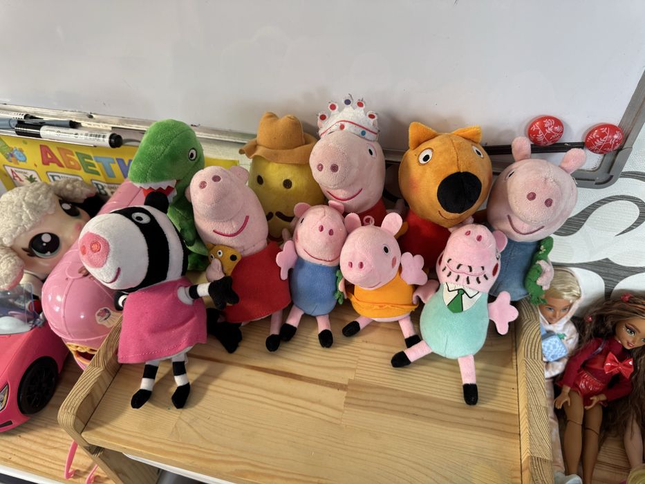 Набір мʼяких іграшок Свинка Пеппа Peppa Pig