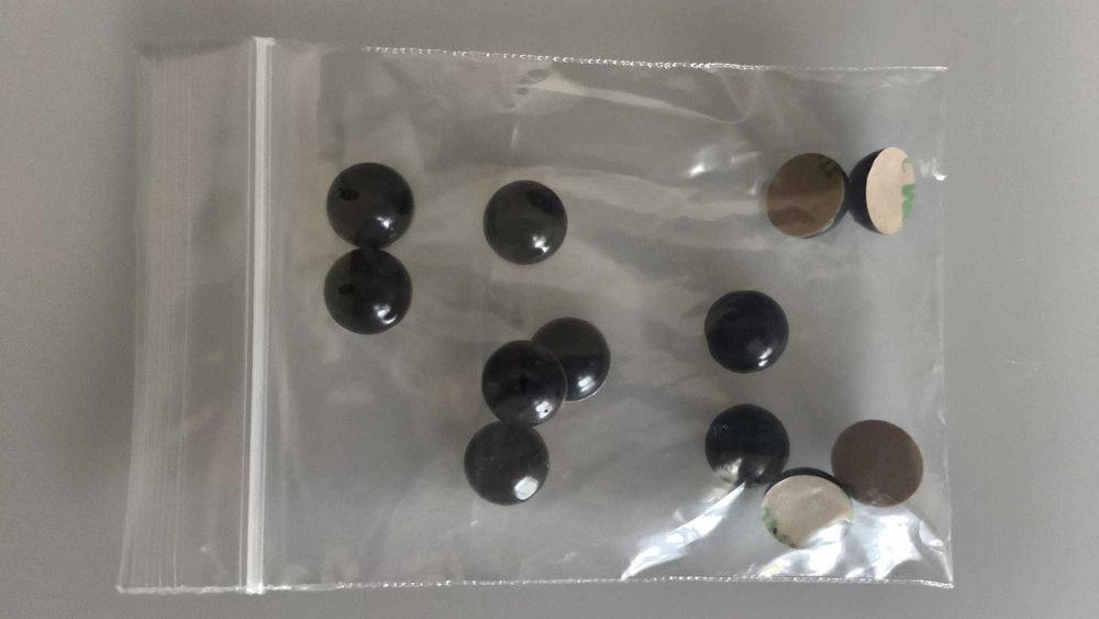 Pés de Isolamento Sorbothane 12mm (Mini Pods 50D) – Importados EUA (Novos)